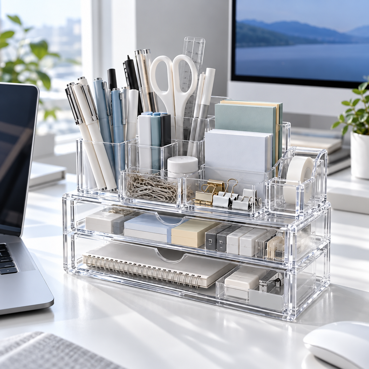 Detarbul™ ClearDesk Modular Organizer