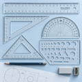 Detarbul™ MeasureMark Ruler & Template Set