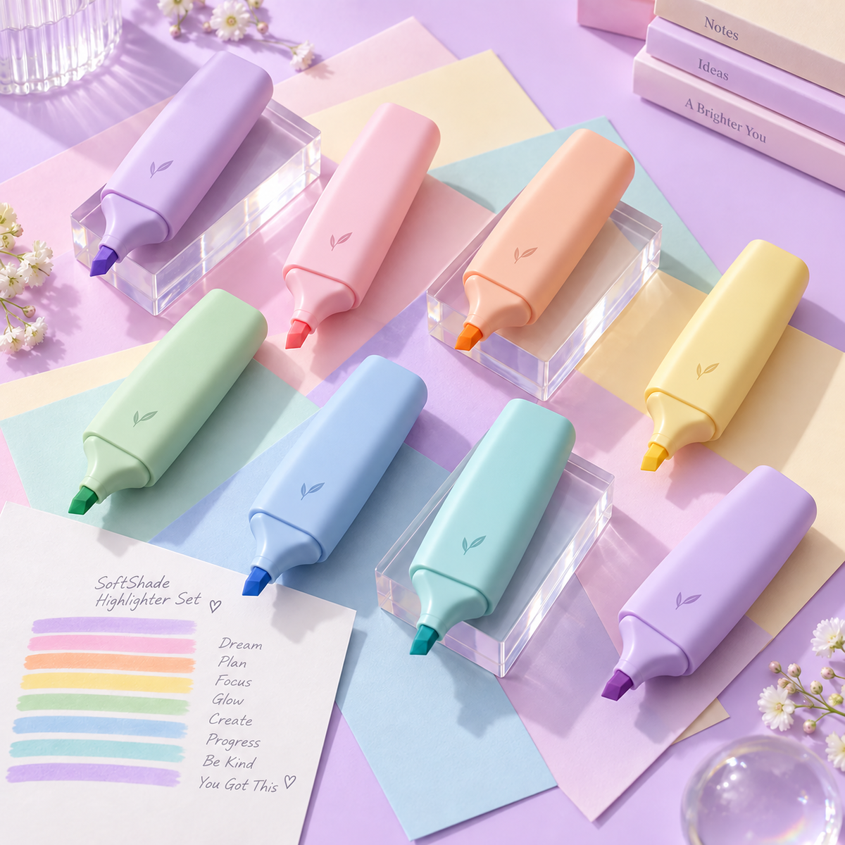 Detarbul™ SoftShade Pastel Highlighter Set
